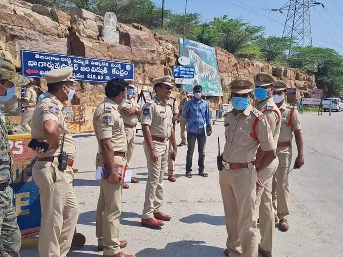 నాగార్జున సాగర్ వద్ద కొనసాగుతున్న మూడో రోజు పోలీస్ బందోబస్తు…