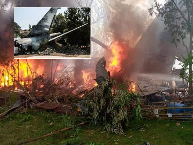 కుప్పకూలిన వైమానికి దళ విమానం.. 92 మందితో వెళ్తుండగా ప్రమాదం..