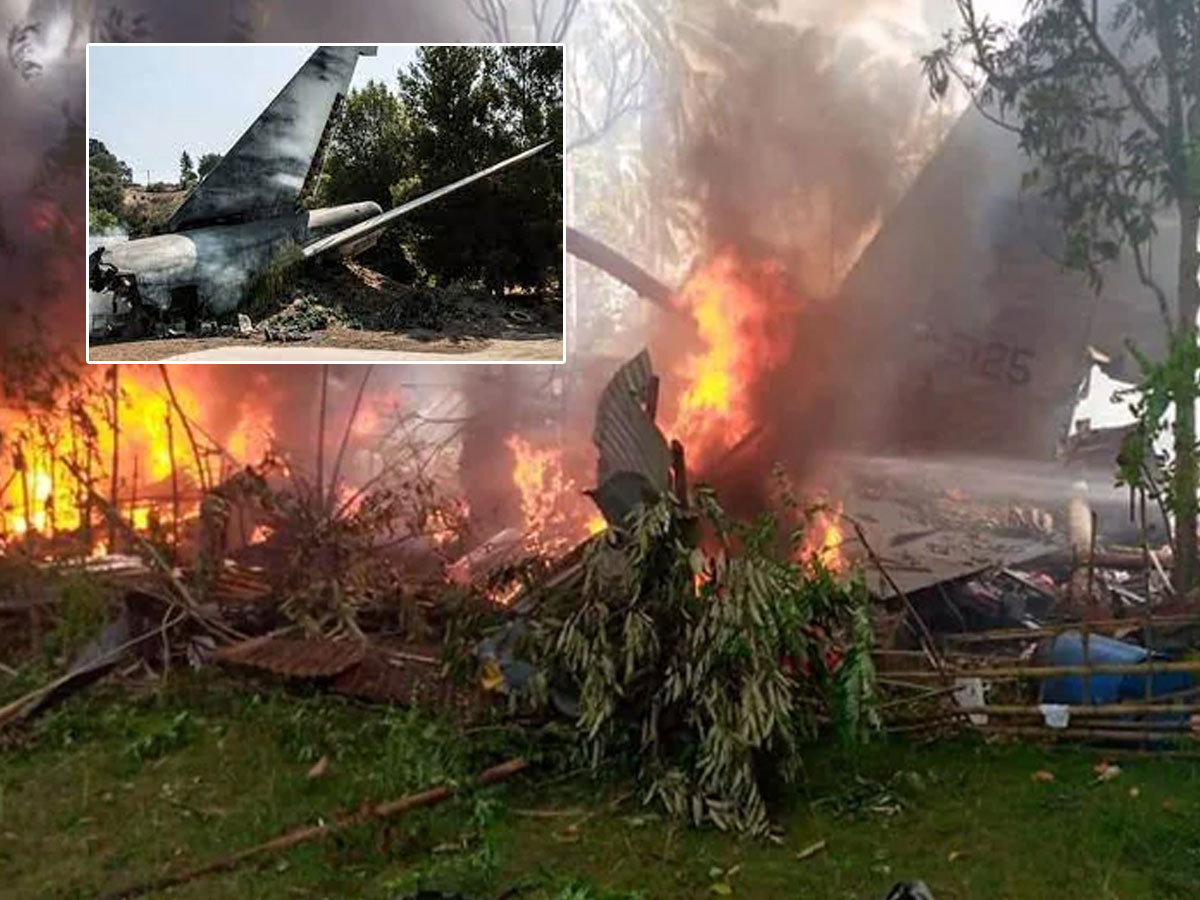 కుప్పకూలిన వైమానికి దళ విమానం.. 92 మందితో వెళ్తుండగా ప్రమాదం..