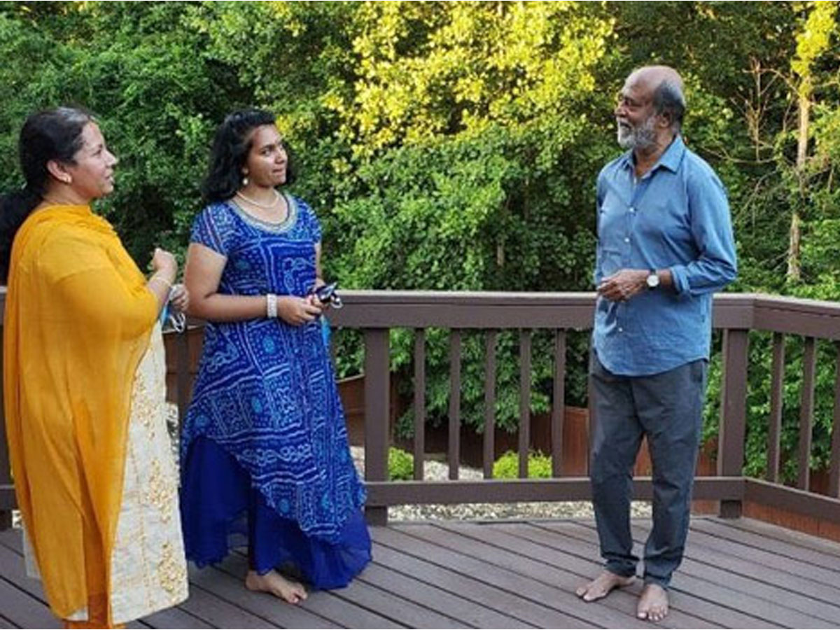 ఫోటో వైరల్: అమెరికాలో ఖుషిఖుషీగా రజనీకాంత్‌