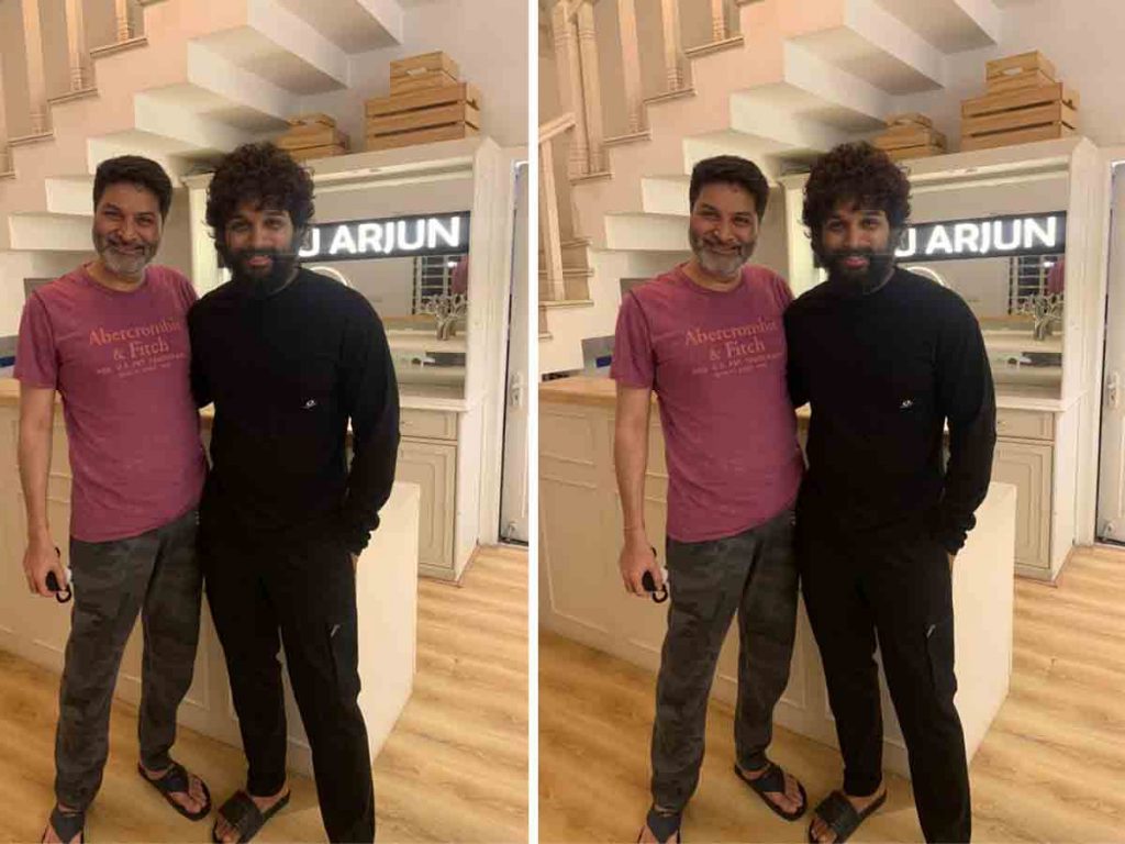 Allu Arjun catches up with director Trivikram