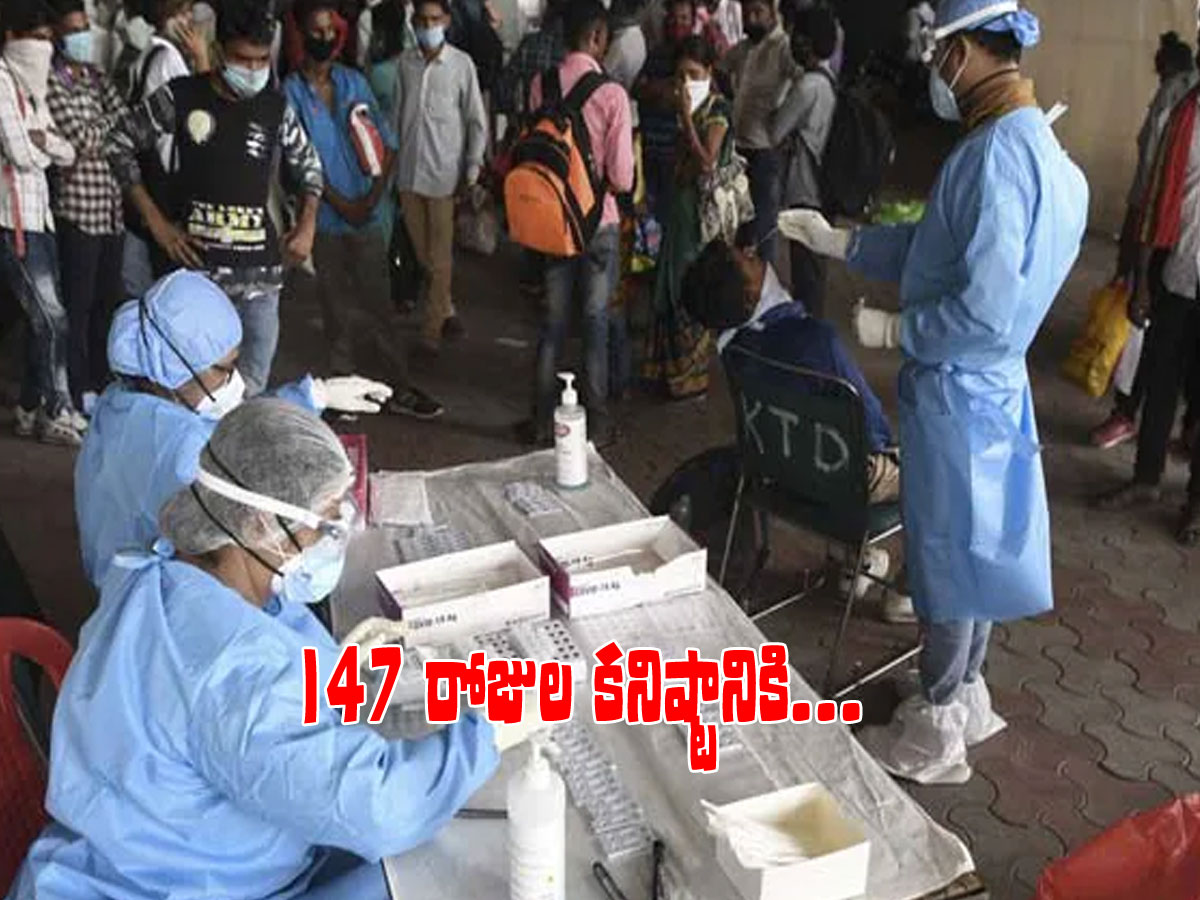 ఇండియా కరోనా అప్‌డేట్.. 147 రోజుల కనిష్టానికి కేసులు