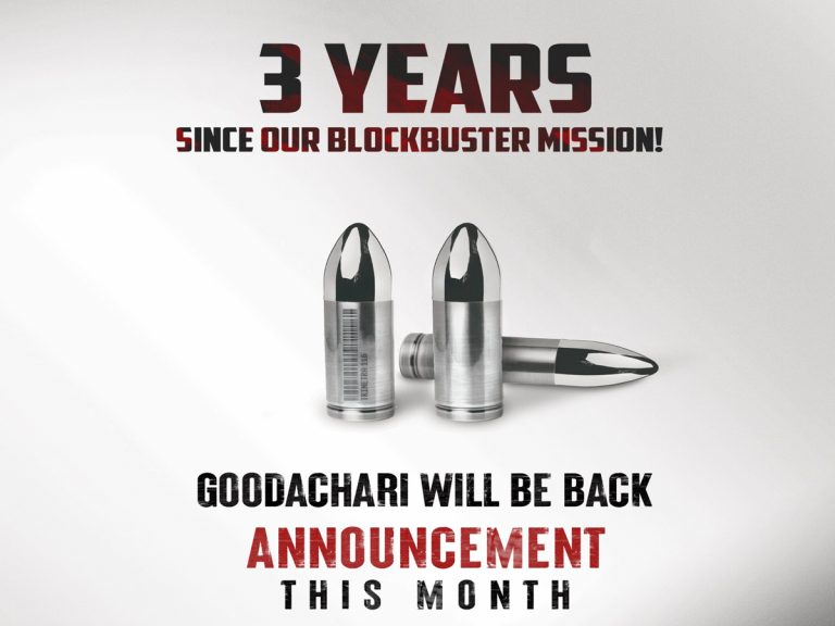 మూడేళ్లు పూర్తి చేసుకున్న “గూఢచారి”