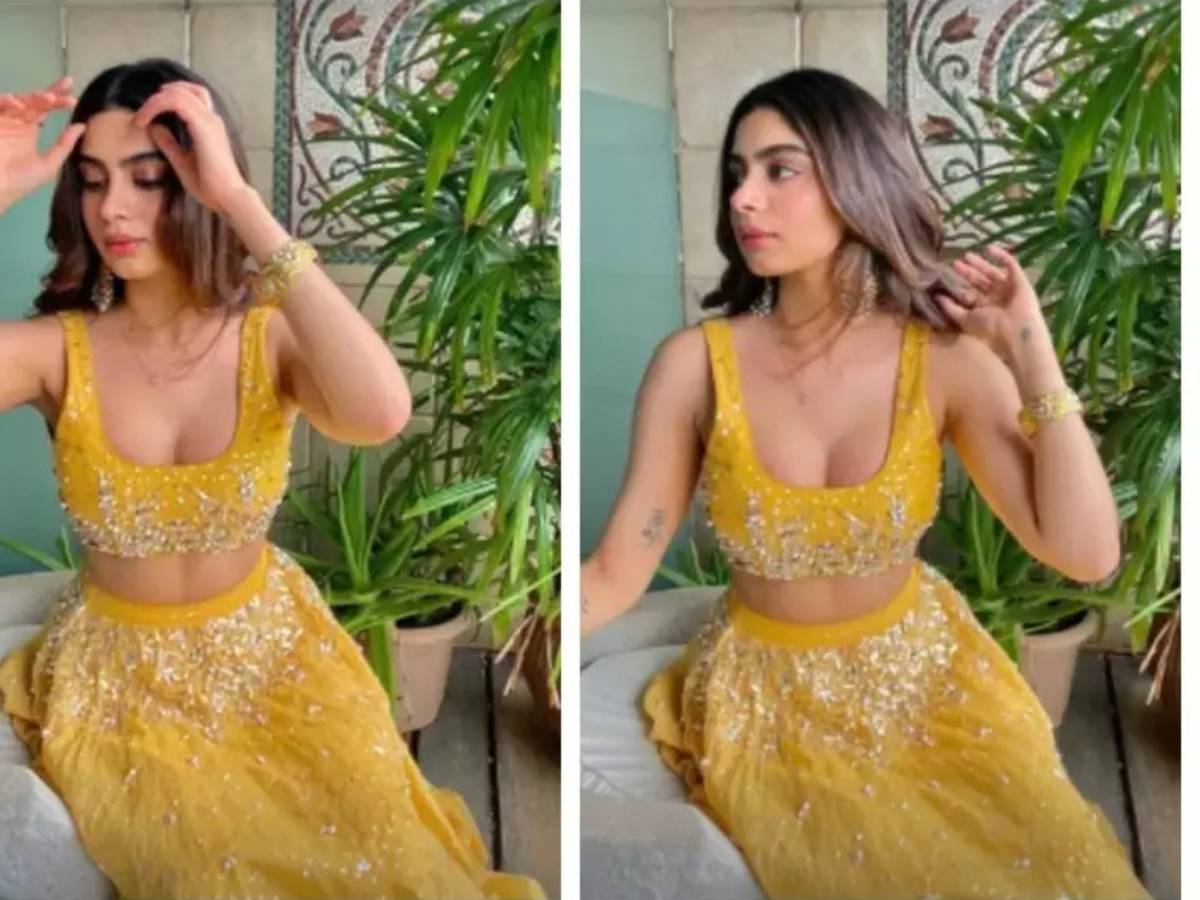 ఎల్లో డ్రస్ లో ఏంజిల్ ఖుషీ : చేమంతిలా మతిపొగొట్టిన కపూర్ బ్యూటీ!