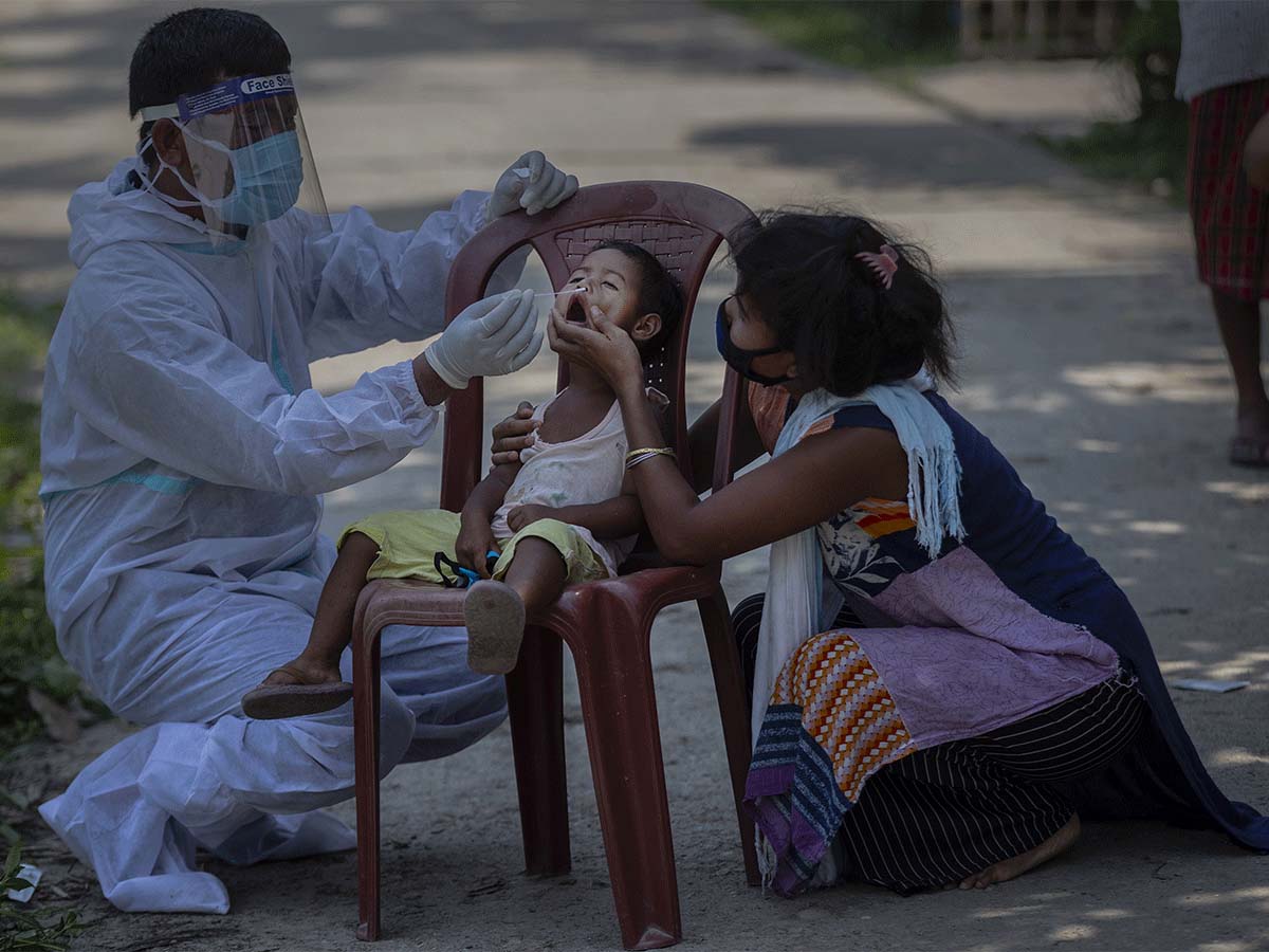 మిజోరాంలో క‌రోనా విజృంభ‌ణ‌…128 మంది చిన్నారుల‌కు కోవిడ్‌…