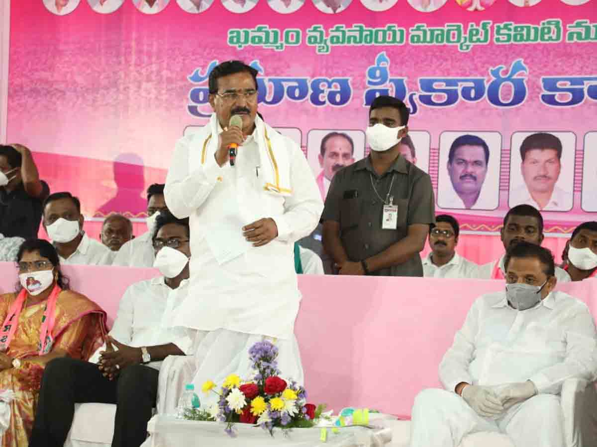 దేశంలోనే ఖమ్మం మిర్చి మార్కెట్ పెద్దది: మంత్రి నిరంజన్ రెడ్డి