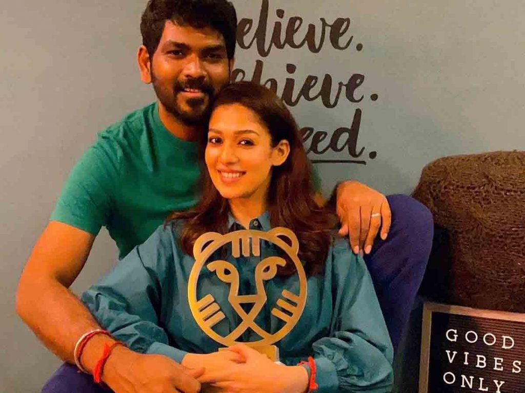 Nayanthara and Vignesh Shivan receive first international award