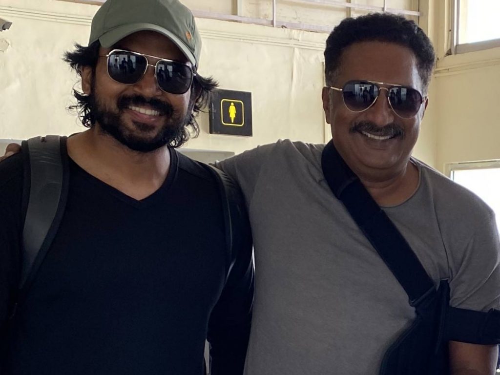 Prakash Raj is Back to work after hand surgery