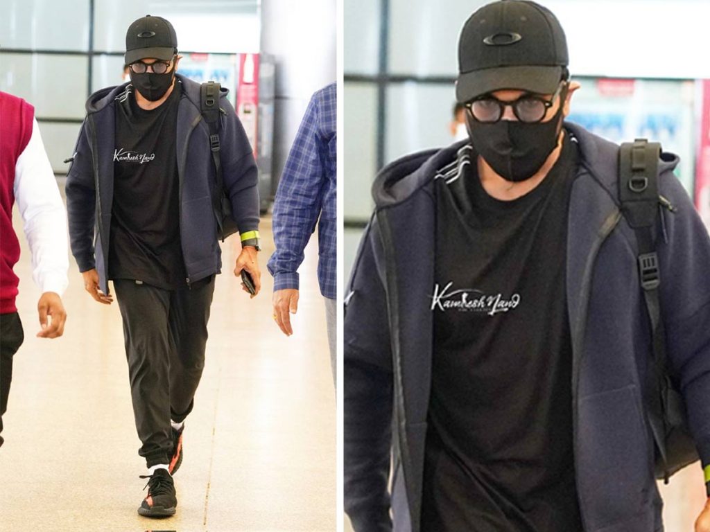 Ram Charan returns to Hyderabad post wrapping RRR shoot in Ukraine