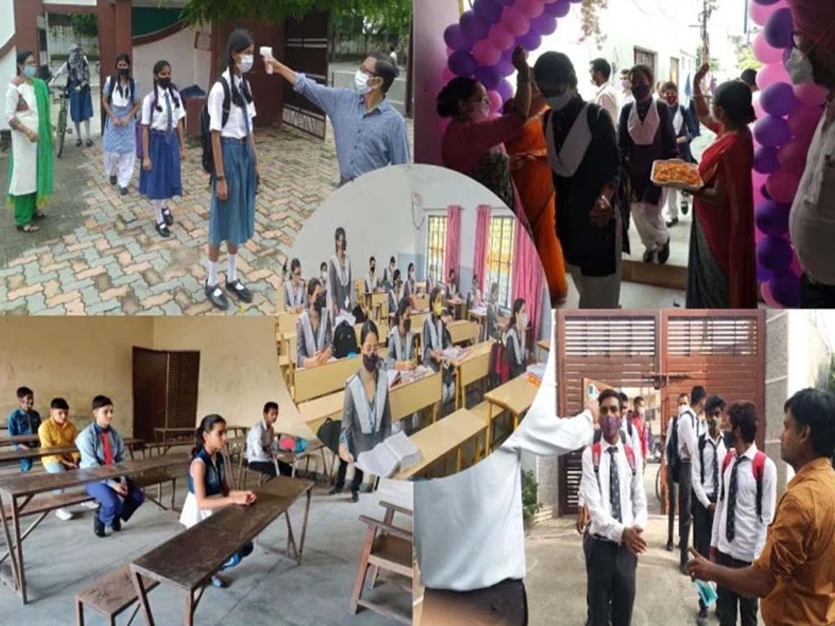 బడిబాట‌:  పూల‌తో విద్యార్ధుల‌కు స్వాగతం…