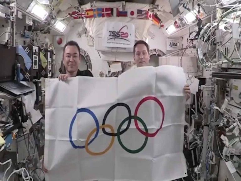 వైర‌ల్‌:  స్పేస్‌లో ఒలింపిక్స్‌…