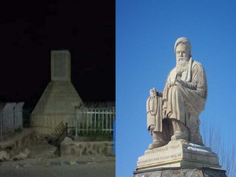 అప్పుడు బుద్దుడి విగ్ర‌హం…ఇప్పుడు హ‌జారా నాయ‌కుడి విగ్ర‌హం…