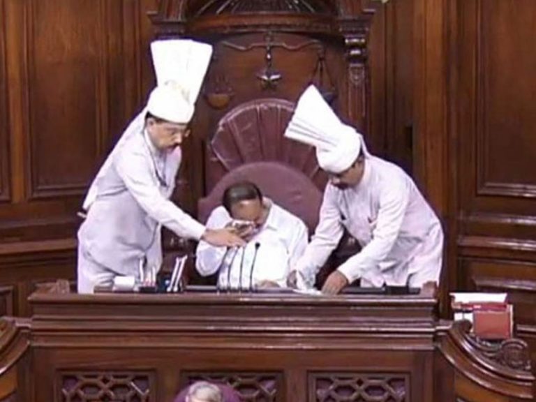 విపక్షాల తీరు.. పాపం వెంకయ్య కంటనీరు…