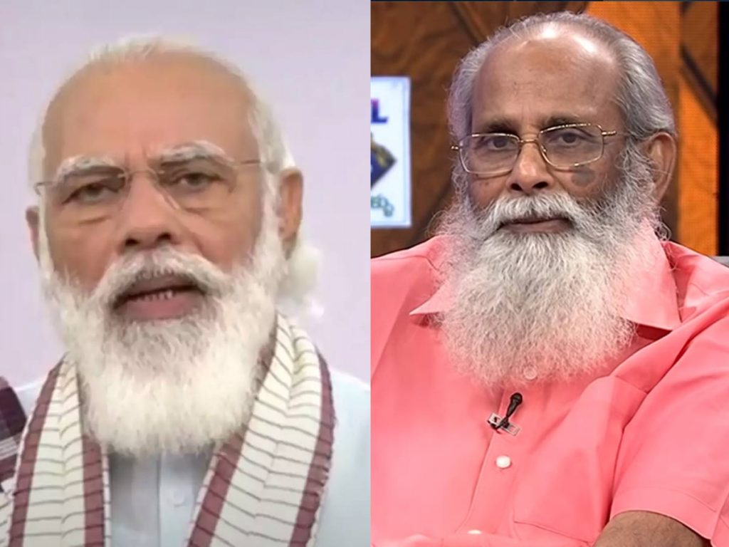 Rajamouli's Father Vijayendra Prasad as PM Modi