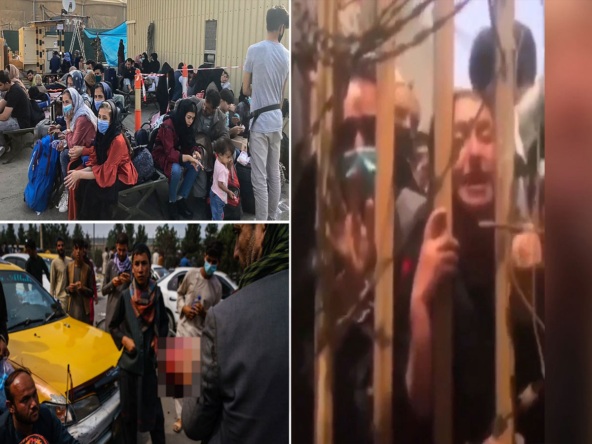కాబుల్‌ ఎయిర్‌పోర్ట్‌ దగ్గర హృదయవిదారక దృశ్యాలు