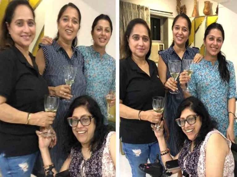 వైరల్ పిక్స్: మందు గ్లాస్ తో భూమిక