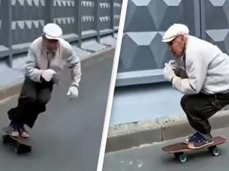 వైర‌ల్‌: ఆ ముస‌లాయ‌న స్కైటింగ్ స్కిల్స్ చూస్తే క‌ళ్లు తిర‌గాల్సిందే…