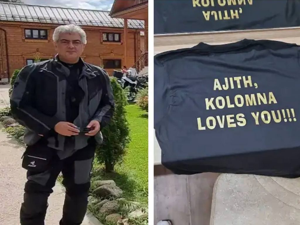 Ajith Receives Special Gift from Russian Driver