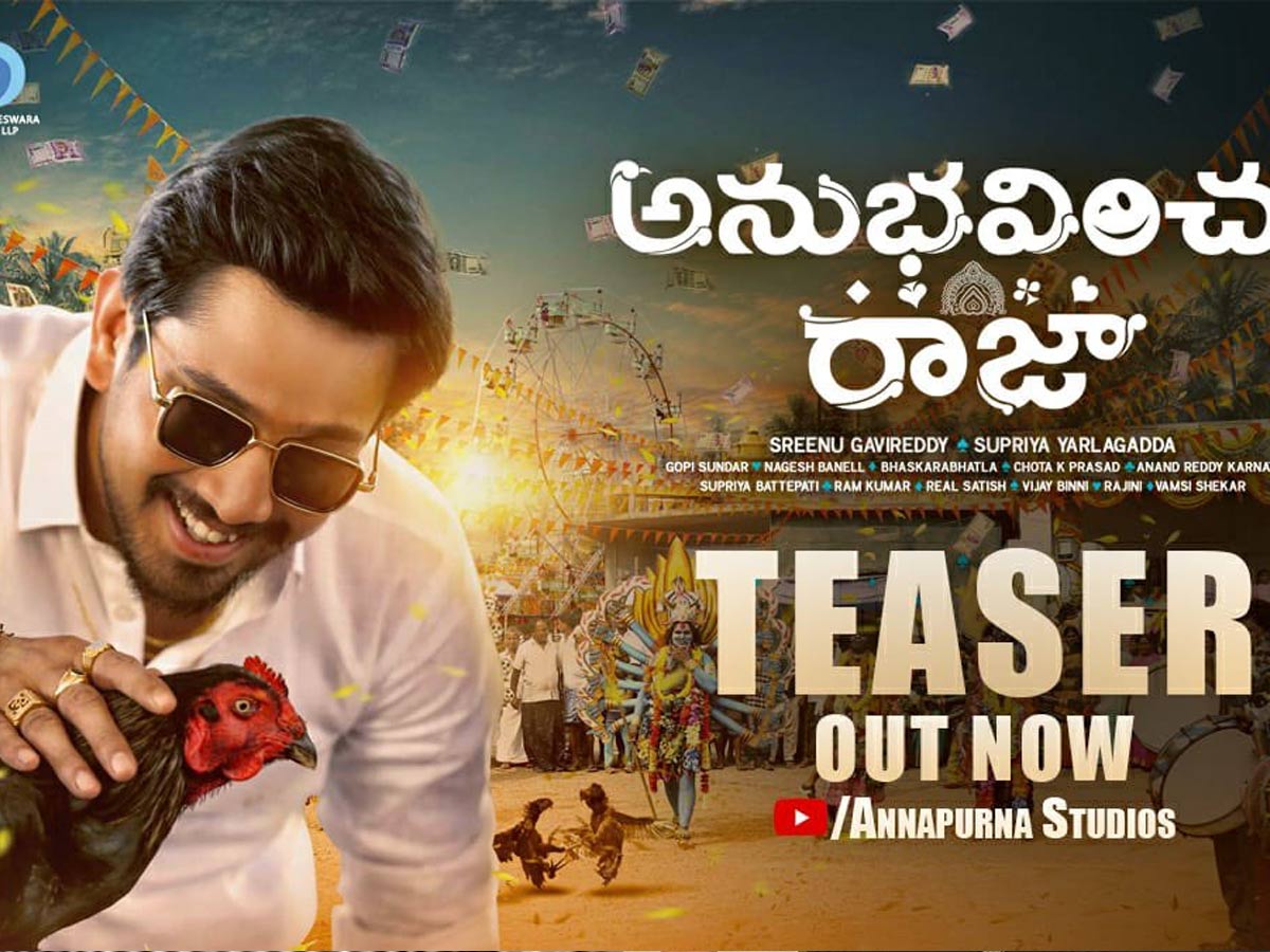 ఫన్ ఫిల్డ్  టీజర్ “అనుభవించు రాజా”