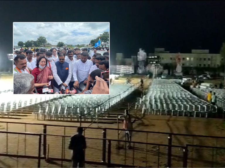 గజ్వేల్ దళిత, గిరిజన ఆత్మగౌరవసభకు భారీ ఏర్పాట్లు