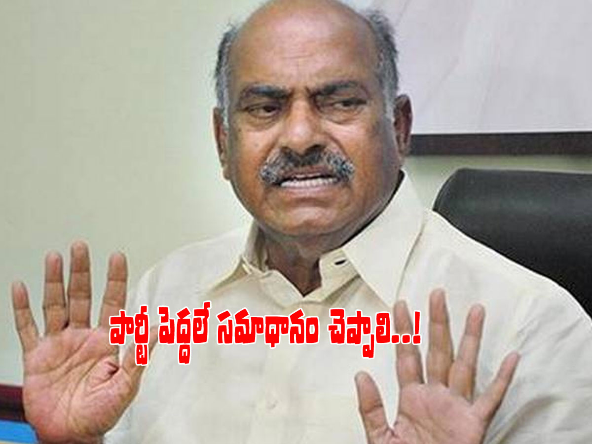 జేసీ ఆసక్తికర వ్యాఖ్యలు.. పార్టీ పెద్దలే సమాధానం చెప్పాలి..!