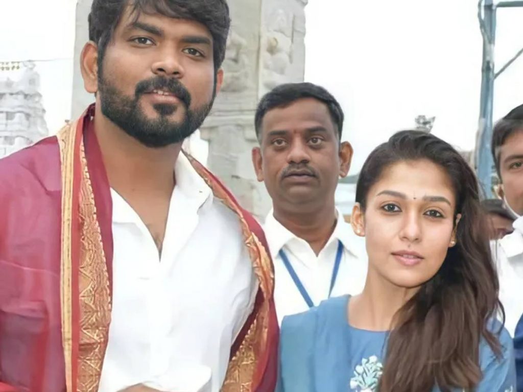 Nayanthara and Vignesh Shivan At Tirumala