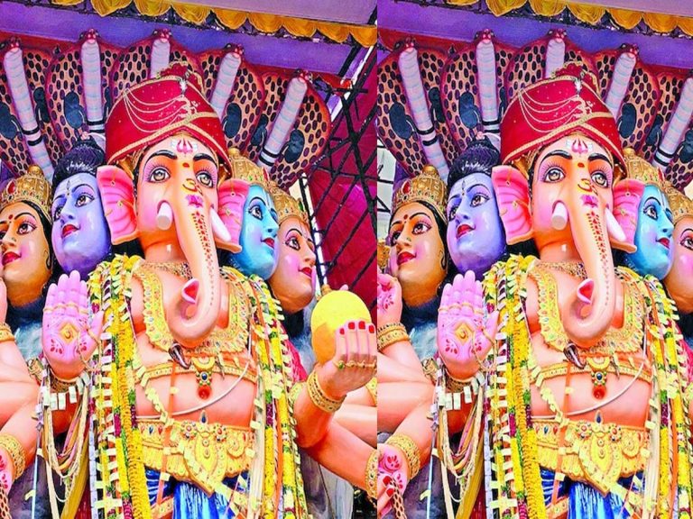 ఖైర‌తాబాద్ గ‌ణ‌ప‌తికి తొలిసారి ఇలా…!!