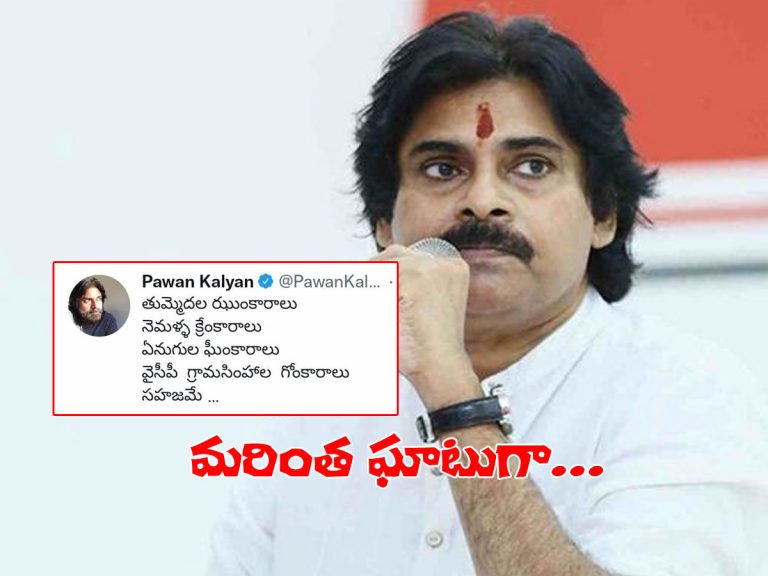 వైసీపీ నేతలకు పవన్‌ కల్యాణ్ కౌంటర్.. మరింత ఘాటుగా..