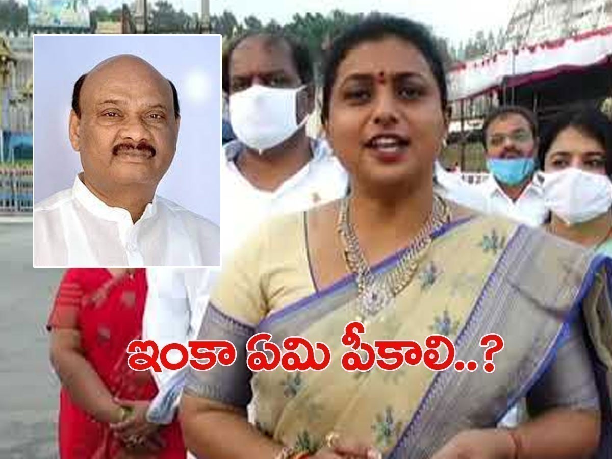 అయ్యన్న వ్యాఖ్యలకు ఘాటుగా కౌంటర్‌ ఇచ్చిన రోజా