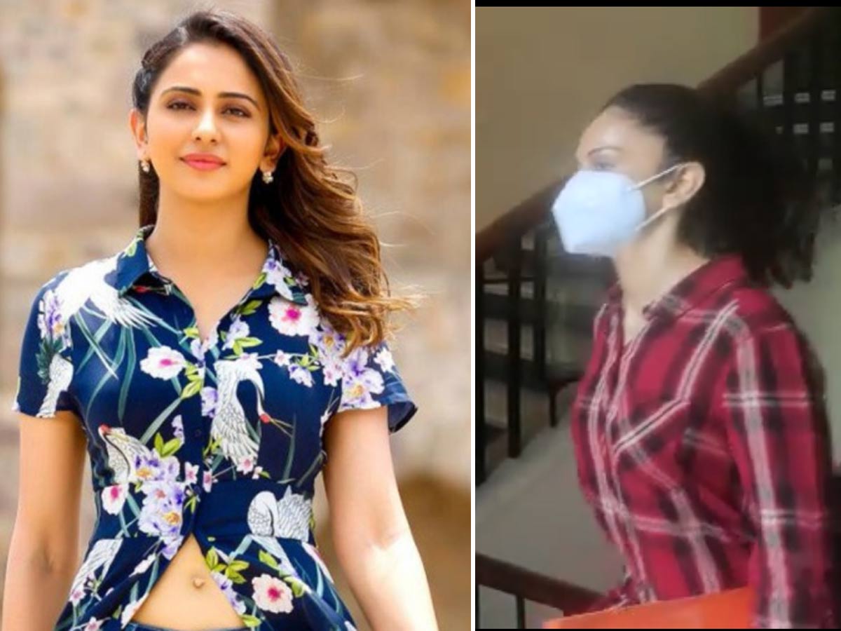 ముందే ఈడీ కార్యాలయానికి చేరుకున్న రకుల్