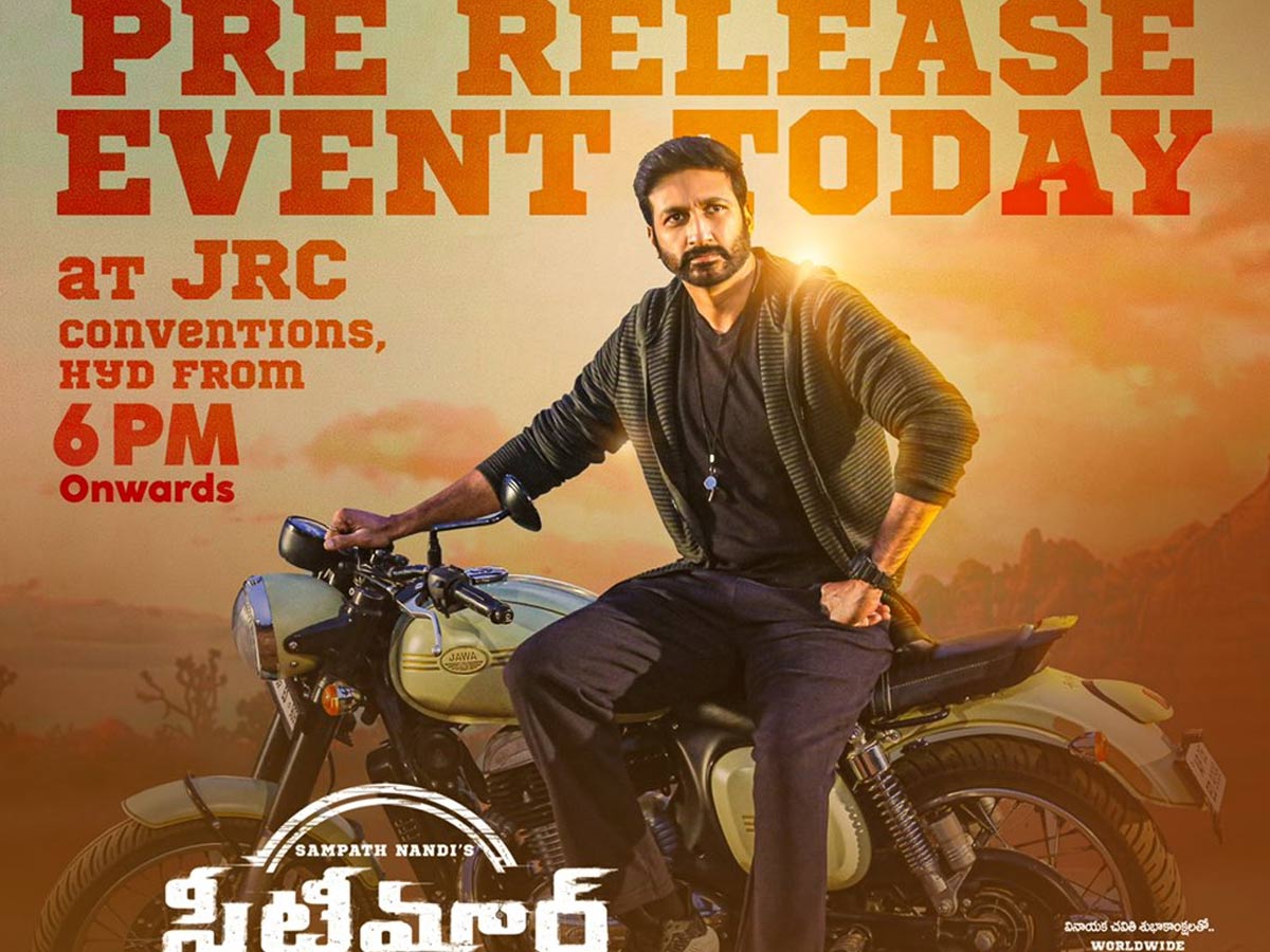 నేడే “సీటిమార్” ప్రీ రిలీజ్ ఈవెంట్