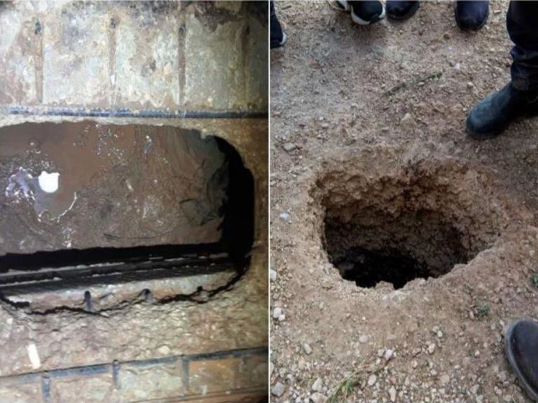 వీళ్లు మాములోళ్లు కాదు… చిన్న చెంచాతో పెద్ద సొరంగ‌మే తవ్వేశారు…