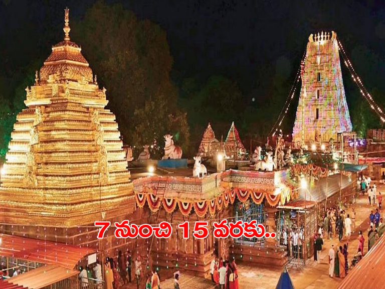 7 నుంచి శ్రీశైలంలో దసరా మహోత్సవాలు