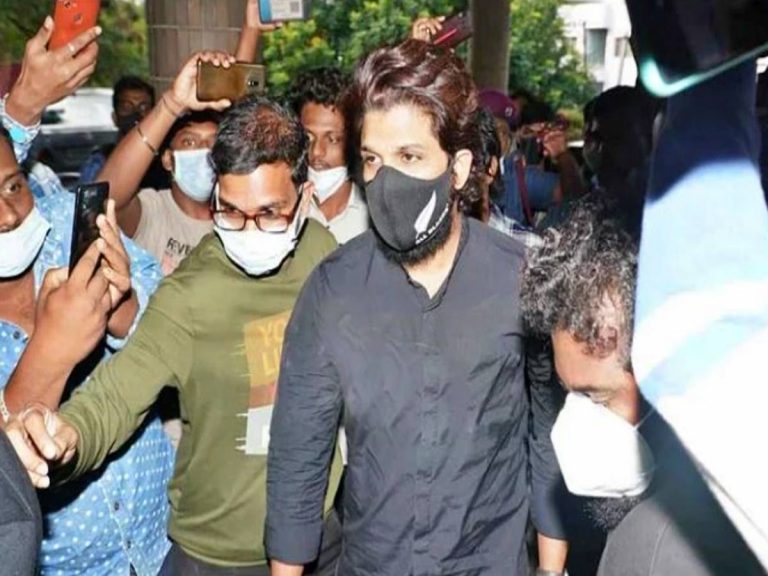 సాయిధరమ్‌ తేజ్‌ని పరామర్శించిన అల్లు అర్జున్‌