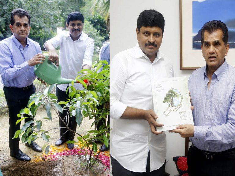 గ్రీన్ ఇండియా ఛాలెంజ్ లో పాల్గొన్న అమితాబ్ కాంత్…