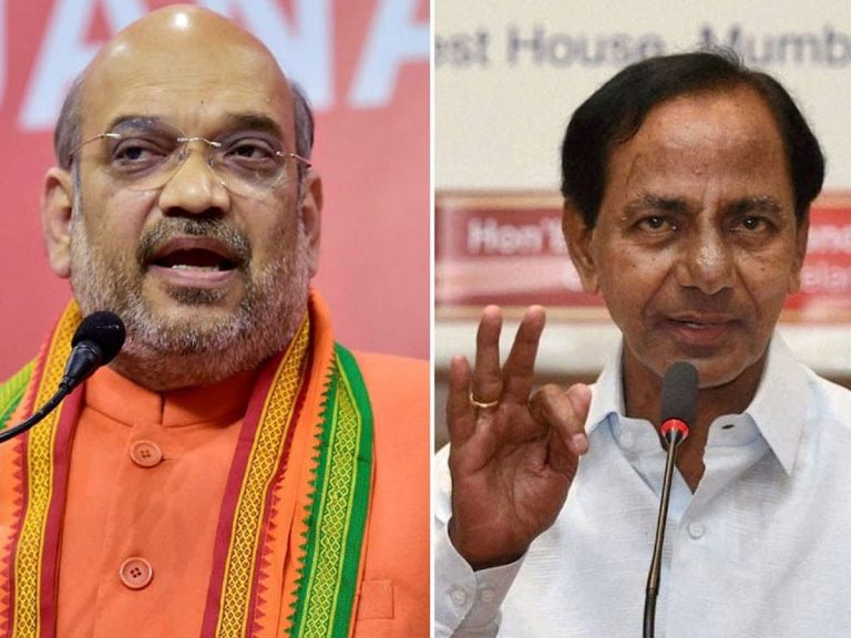 అమిత్‌ షాతో తెలంగాణ సీఎం కేసీఆర్ భేటీ