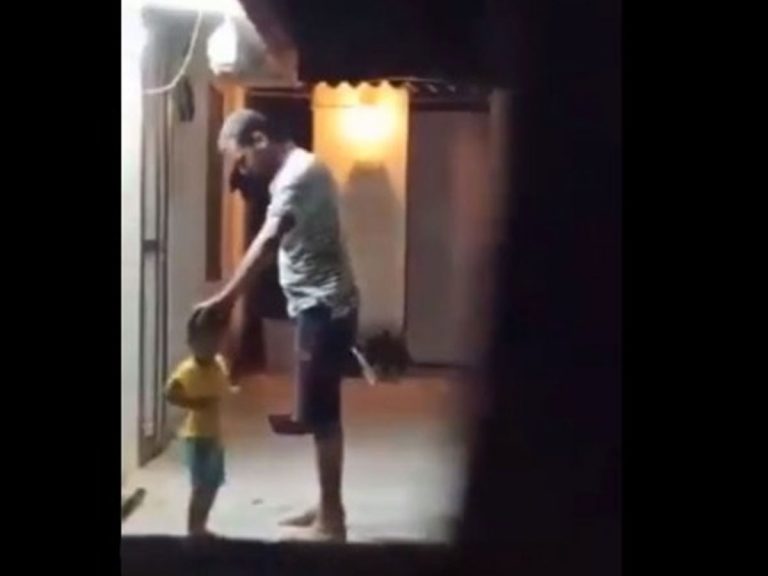 తెలంగాణలో దారుణం : మూడేళ్ల చిన్నారిని చితకబాదిన తండ్రి..వీడియో వైరల్ !