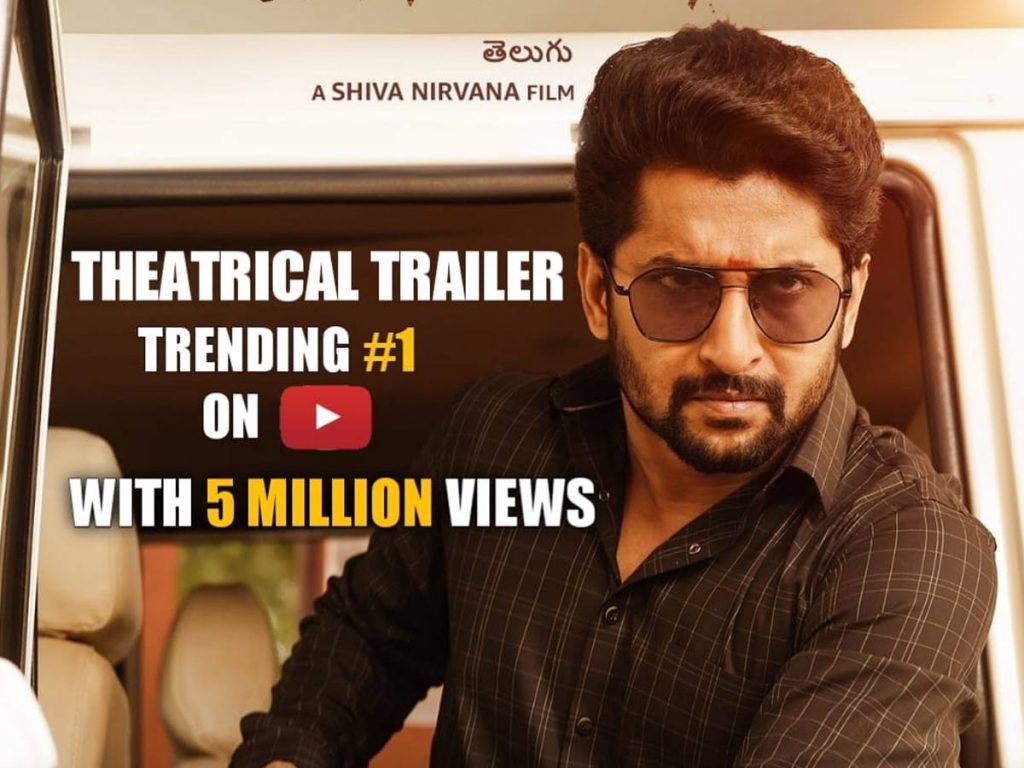 Tuck Jagadish Trailer Trending 1 with 5 Million views