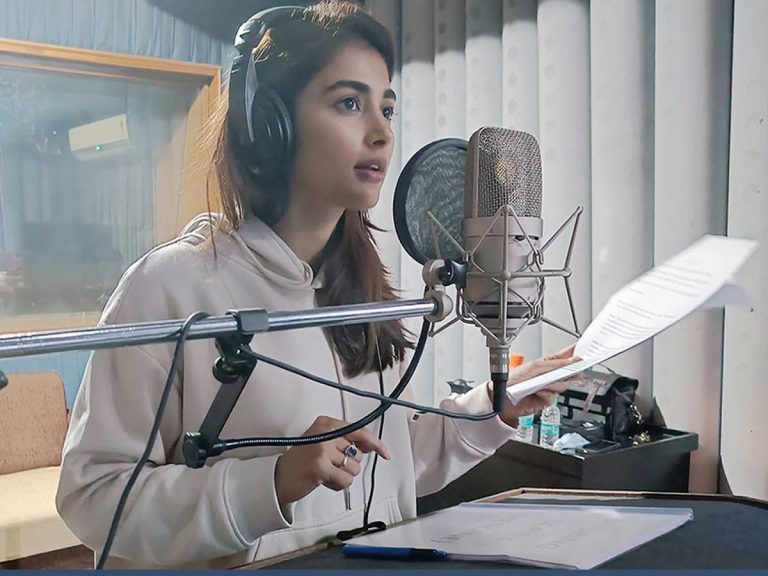 పూజా హెగ్డే డబ్బింగ్ బిగెన్స్