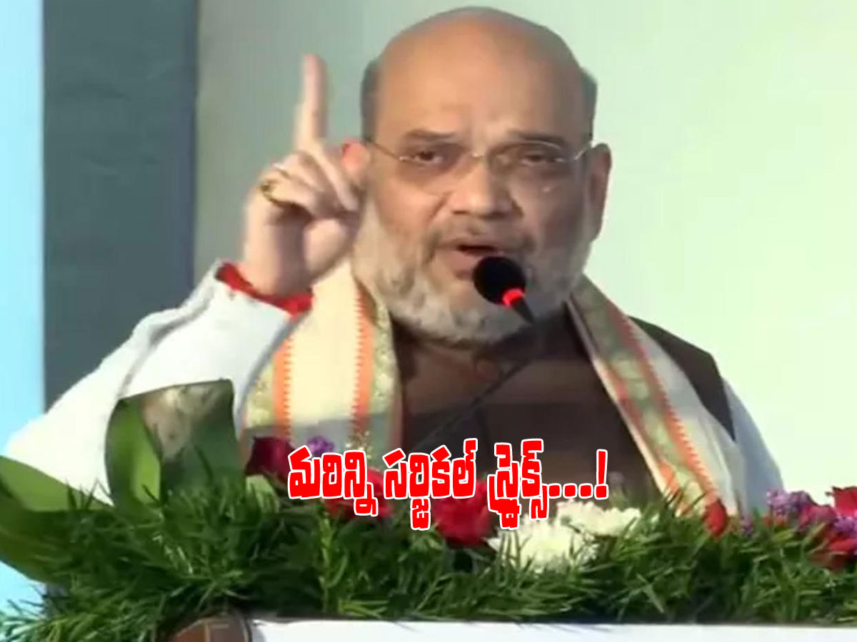 పాక్‌కు అమిత్‌షా వార్నింగ్‌.. మళ్లీ మళ్లీ సర్జికల్‌ స్ట్రైక్స్..!