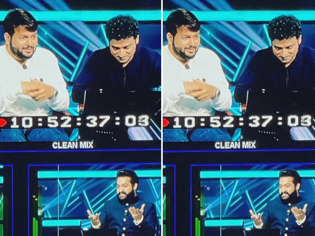 Thaman and Devi Sri Prasad in Jr NTR EMK Show