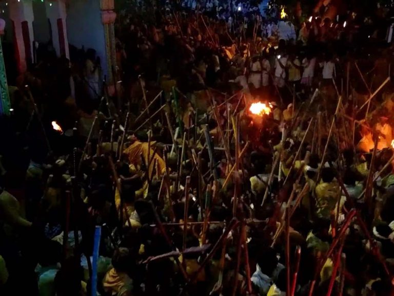 దేవ‌ర‌గ‌ట్టు క‌ర్ర‌ల స‌మ‌రం:  భారీ బందోబ‌స్తు…