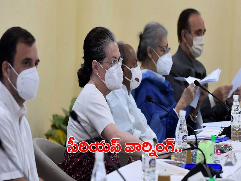 సీడబ్ల్యూసీ భేటీ.. అసమ్మతి నేతలకు సోనియా వార్నింగ్‌