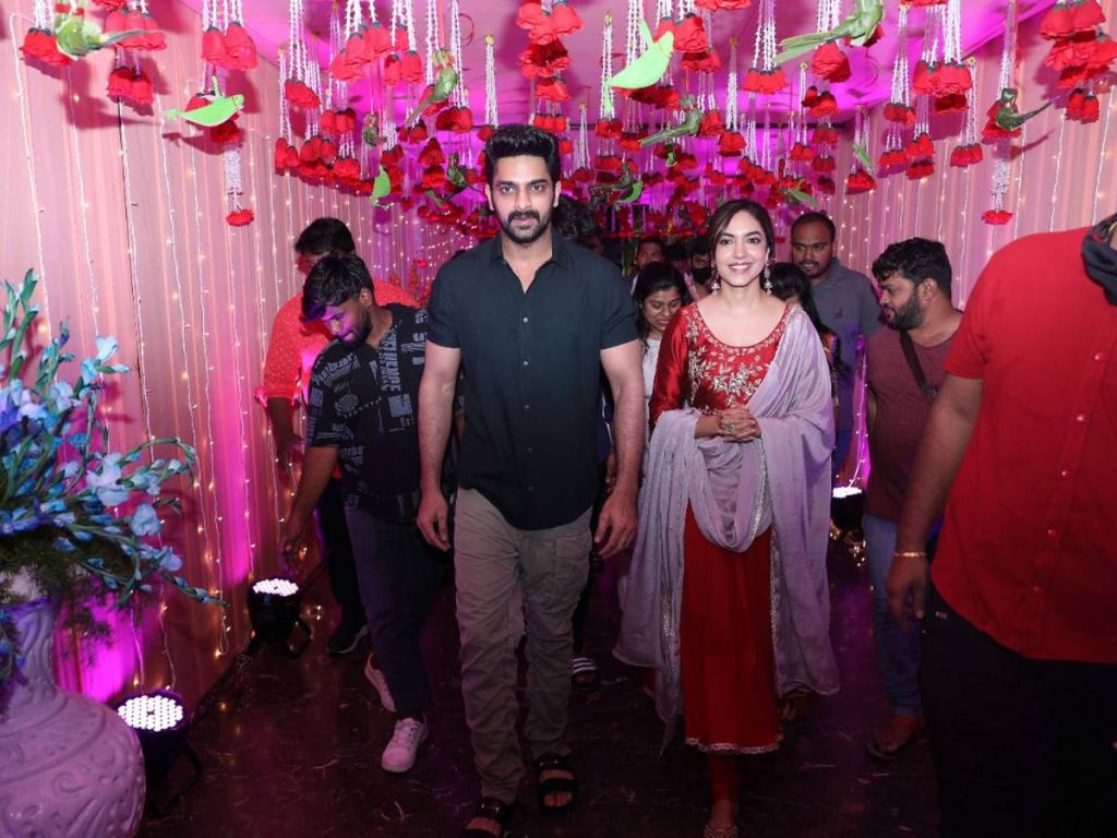 Naga shaurya and Ritu varma made a surprise visit to a few marriages