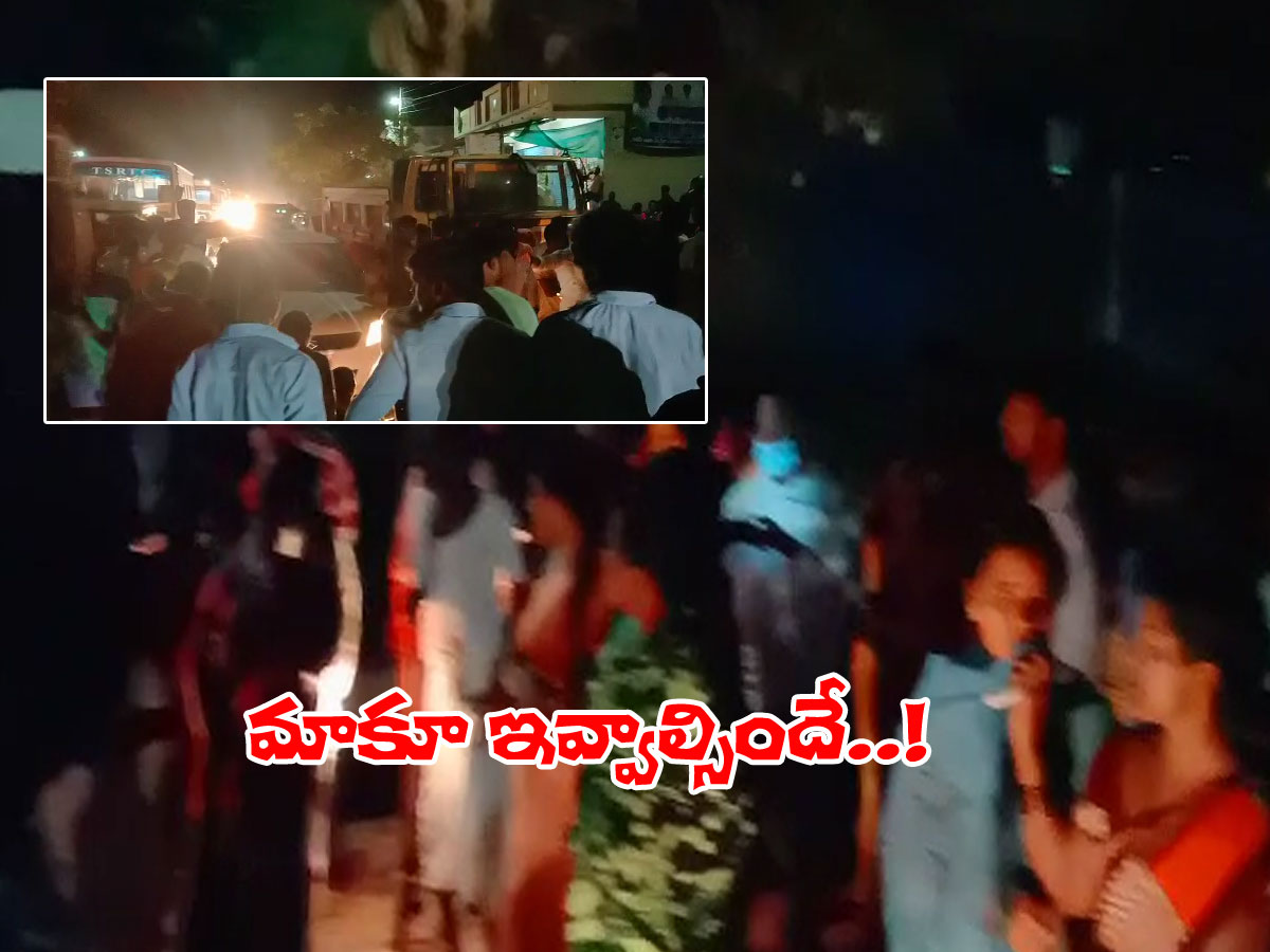 హుజురాబాద్‌ చిత్రాలు.. డబ్బులు ఇవ్వలేదని ఓటర్ల రాస్తారోకో..!