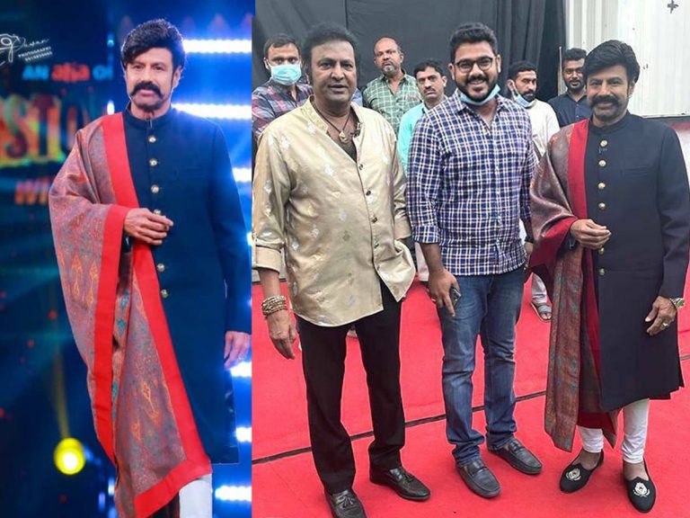 బాలయ్య ఫస్ట్ గెస్ట్ గా మోహన్ బాబు.. ఫొటో వైరల్