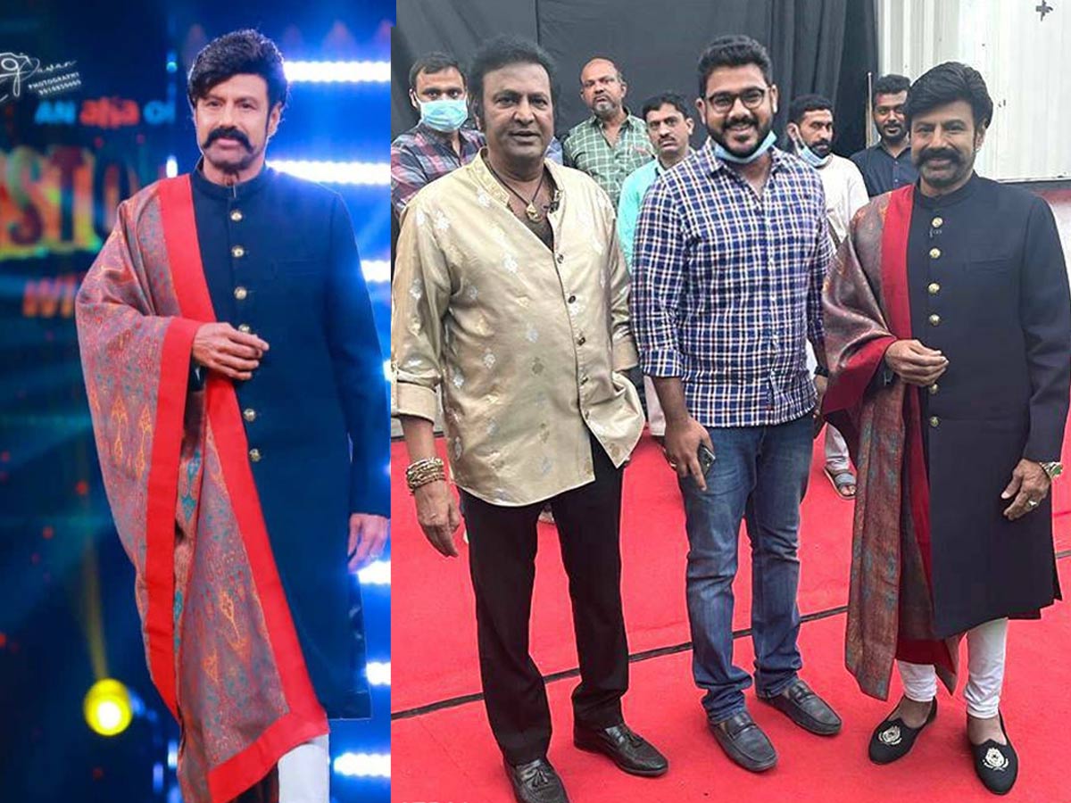 బాలయ్య ఫస్ట్ గెస్ట్ గా మోహన్ బాబు.. ఫొటో వైరల్