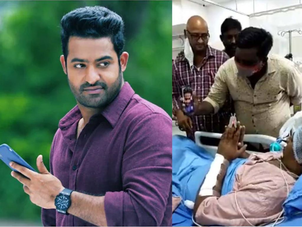 Jr NTR video call to his Seriously Sick fan