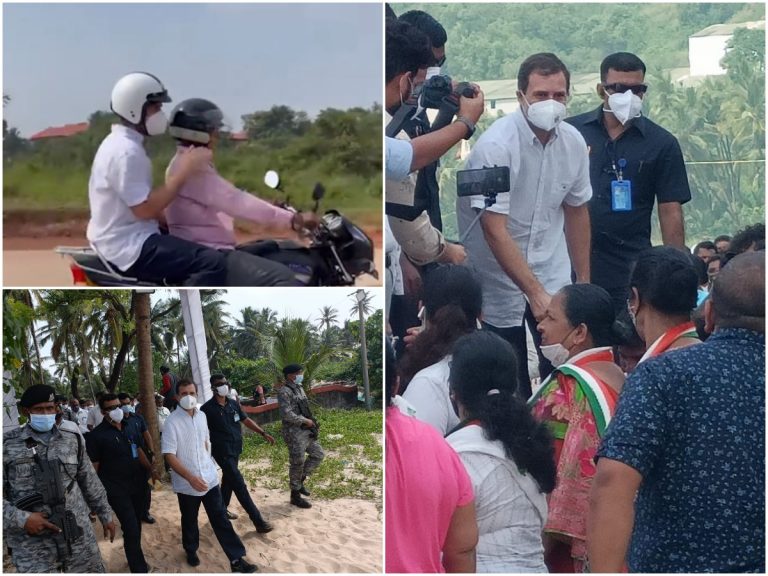 దాబాలో భోజనం.. టూవీలర్‌పై రైడ్..గోవాలో రాహుల్