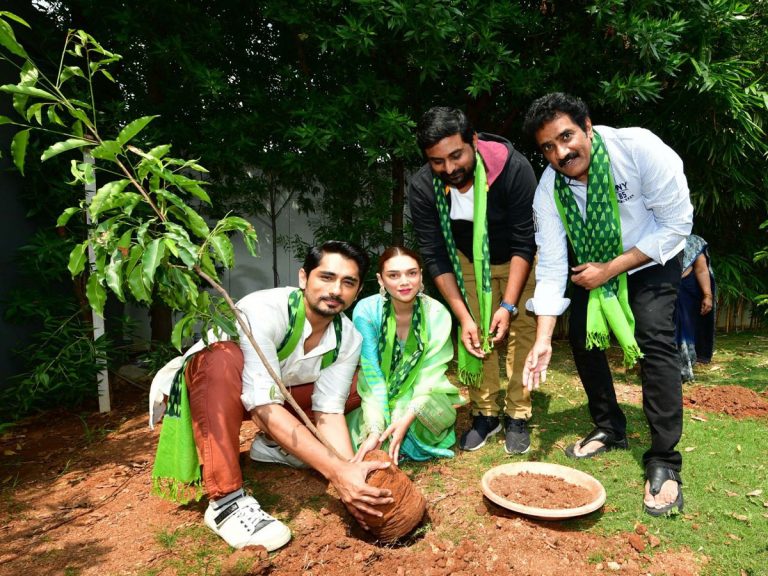 గ్రీన్ ఇండియా చాలెంజ్ : మొక్కలు నాటిన ‘మహా సముద్రం’ మూవీ టీం